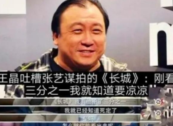 在一次采访里，王晶说：“张艺谋拍《长城》拍到三分之一的时候，我就觉得这片子肯定不