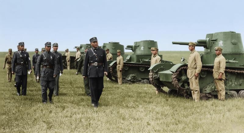 这张珍贵的老照片拍摄于20世纪30年代中期（约1935-1936年），地点很可能