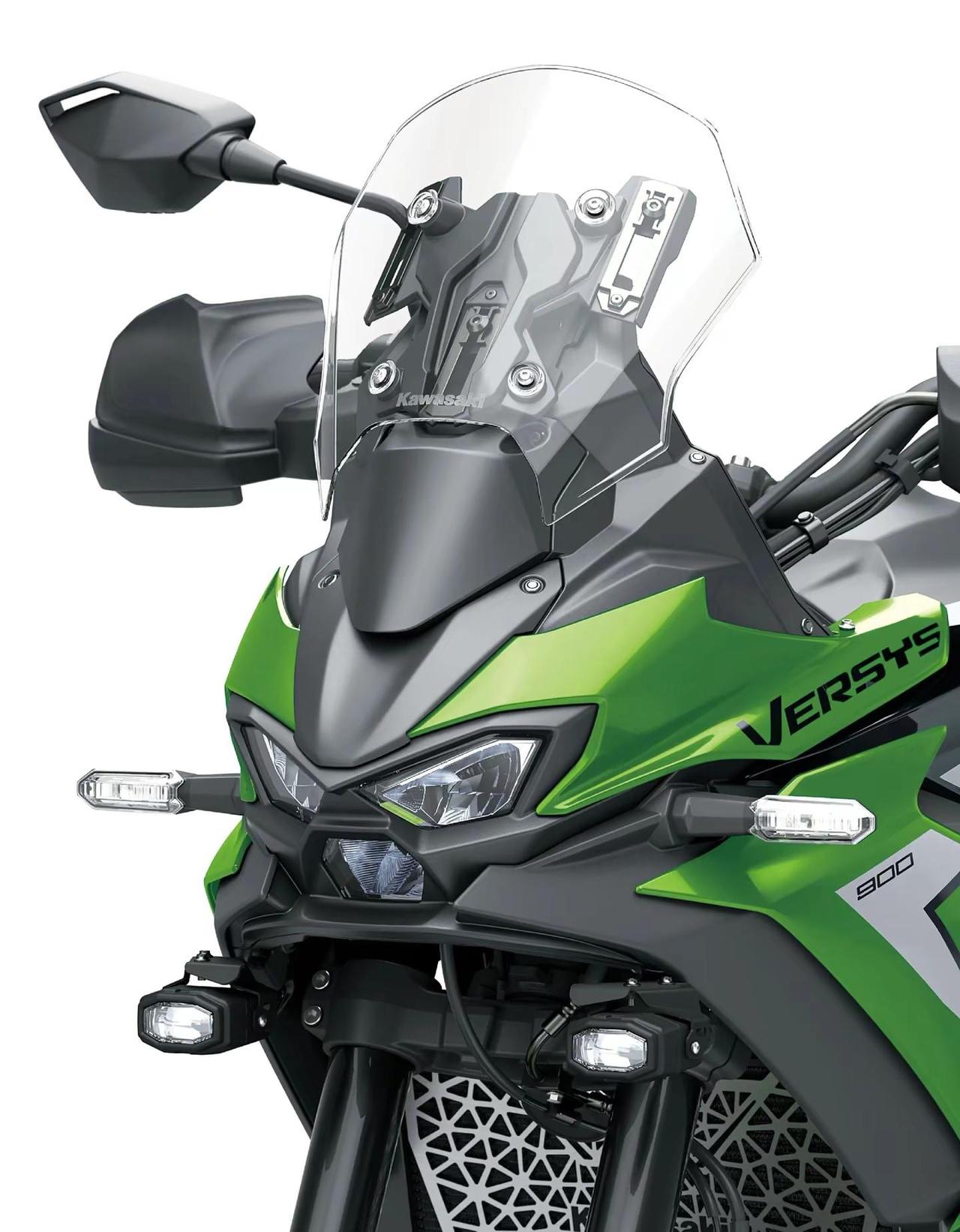 VERSYS900SELT细节展示。下一代VERSYS设计适合探险旅行：可