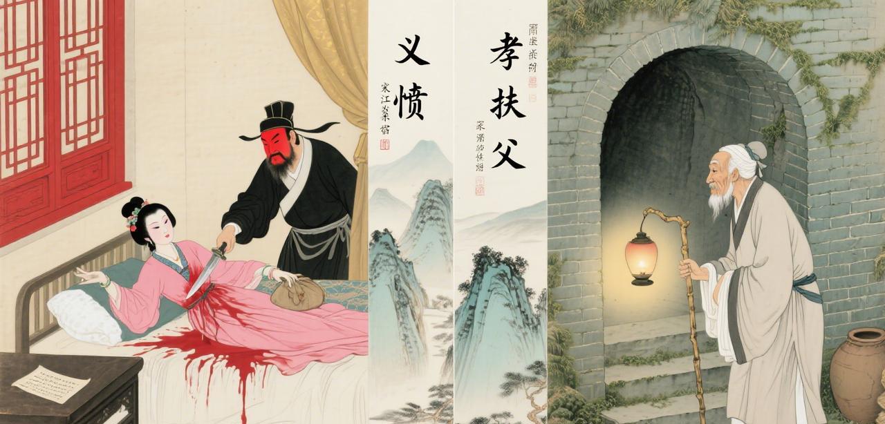 梁山好汉聚义厅里，李逵正为半斤牛肉闹得脸红脖子粗：“今日这肉切得薄了，不够塞牙缝