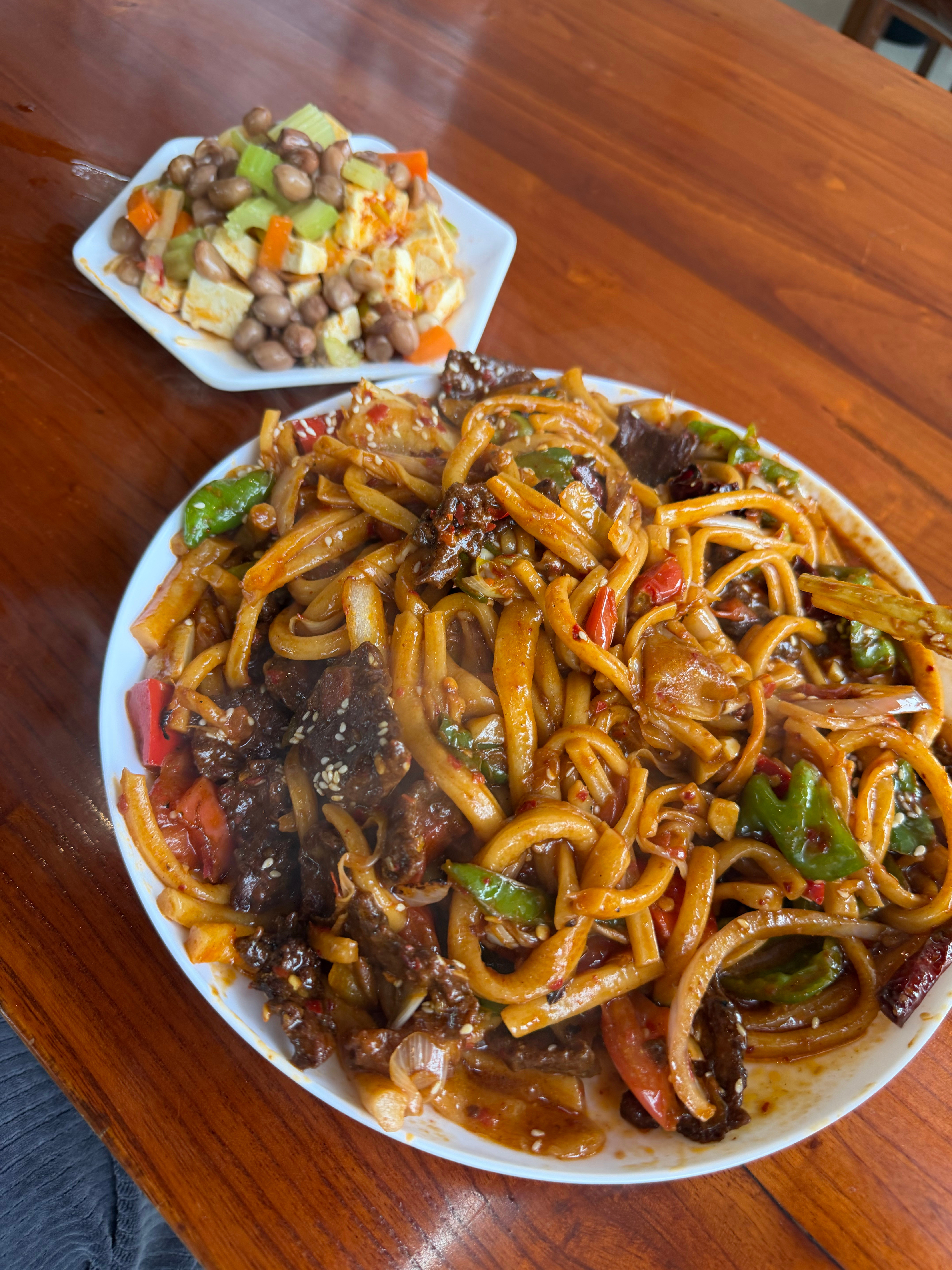 一口拌面功夫，分差来到3分了…….