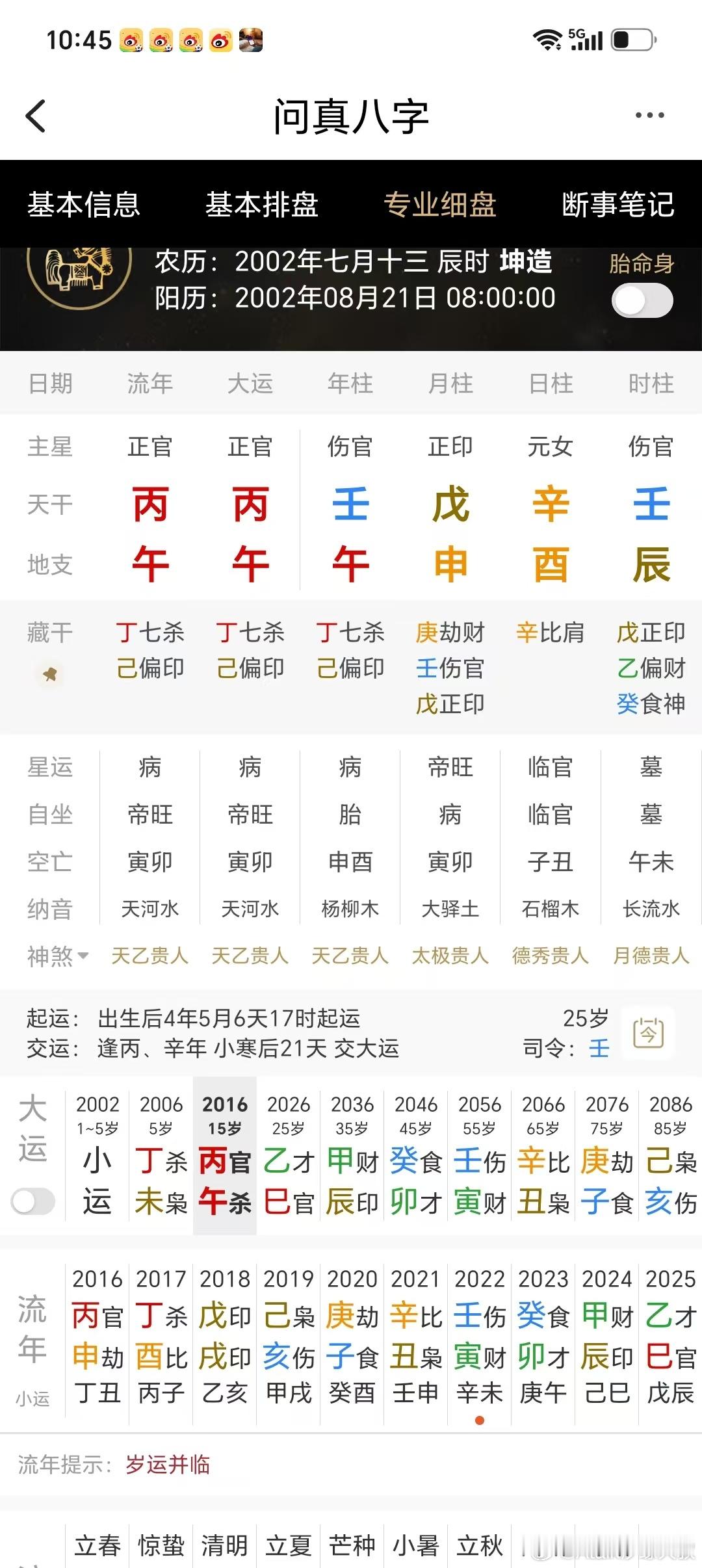 一个女魔头的八字，对同寝室的女生霸凌！从八字读象看，辛金生壬水【伤官】，壬水与午