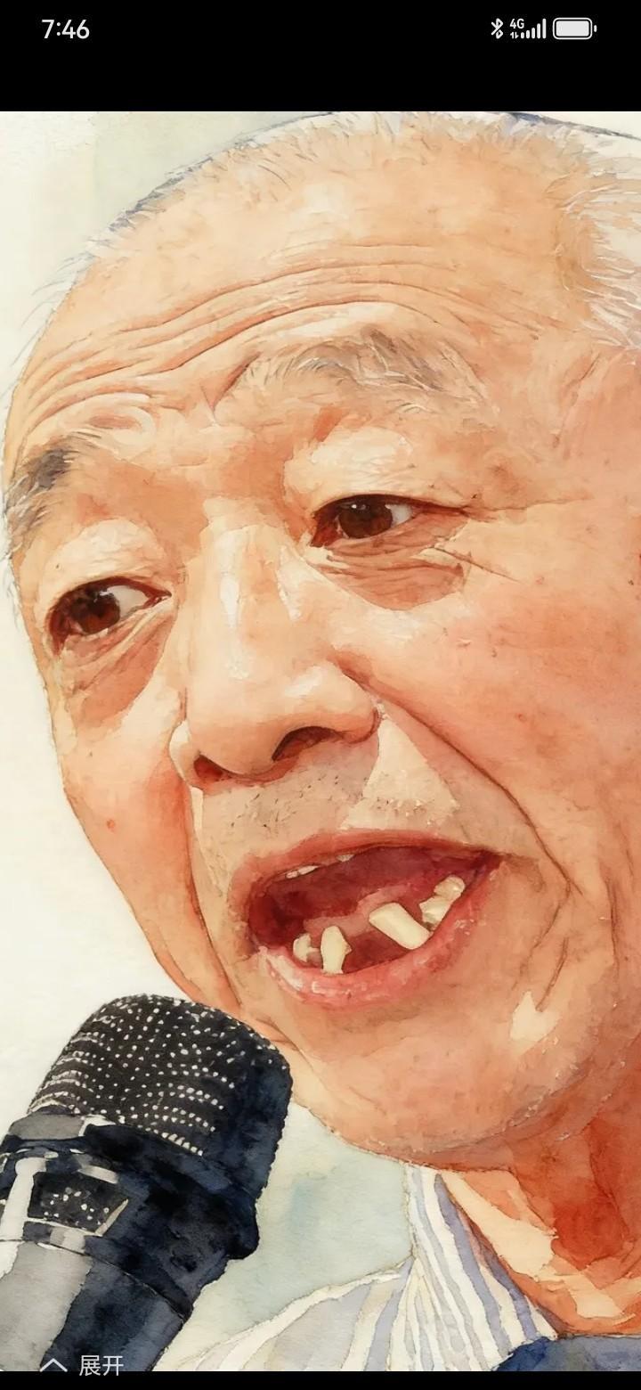 脑梗后第47天，他端起酒杯，唱了一句《锁五龙》。主治医师点头默许。每日一小盅