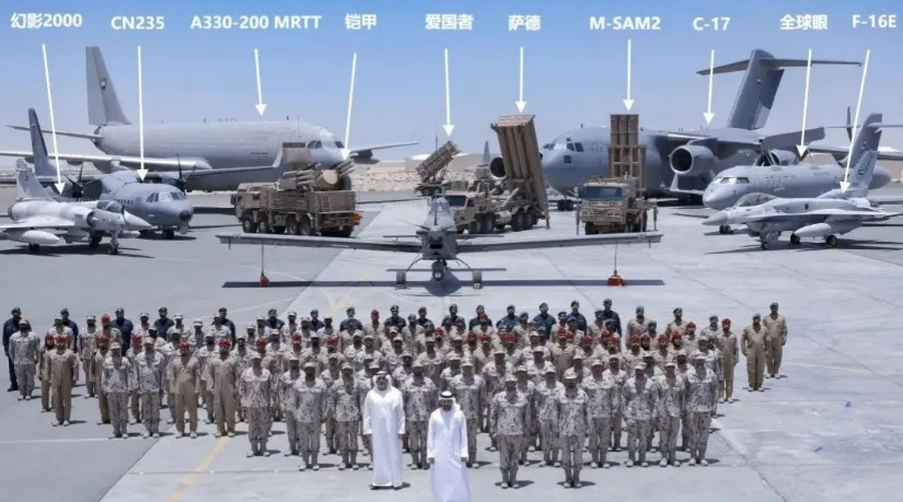 从阿联酋空军的1张图，看歼-10打入中东的难度我的看法是歼-10C大概率遇到