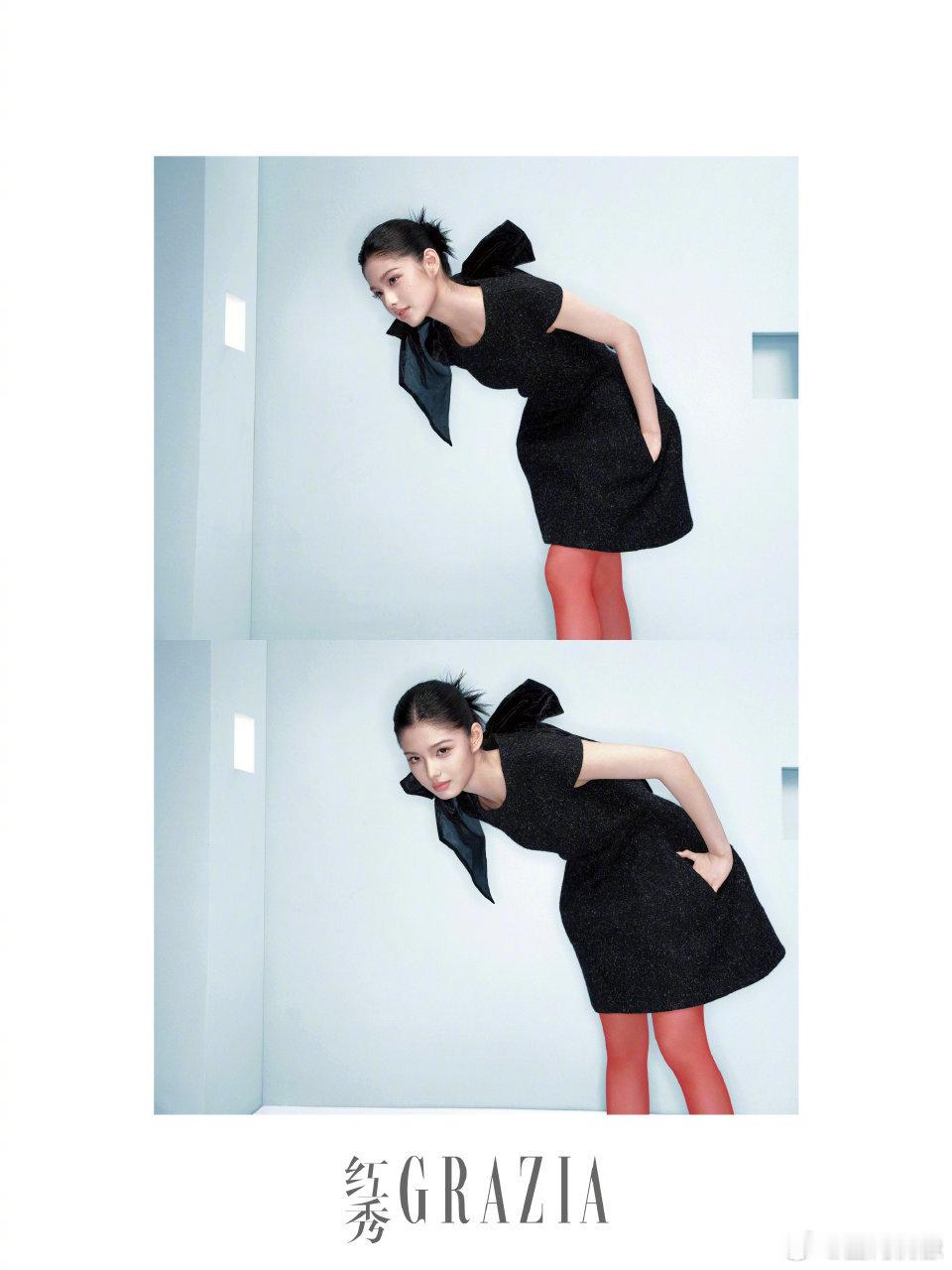 被艾米这组《红秀Grazia》封面惊艳到！各种风格轻松驾驭，贴头皮发型更凸显骨相