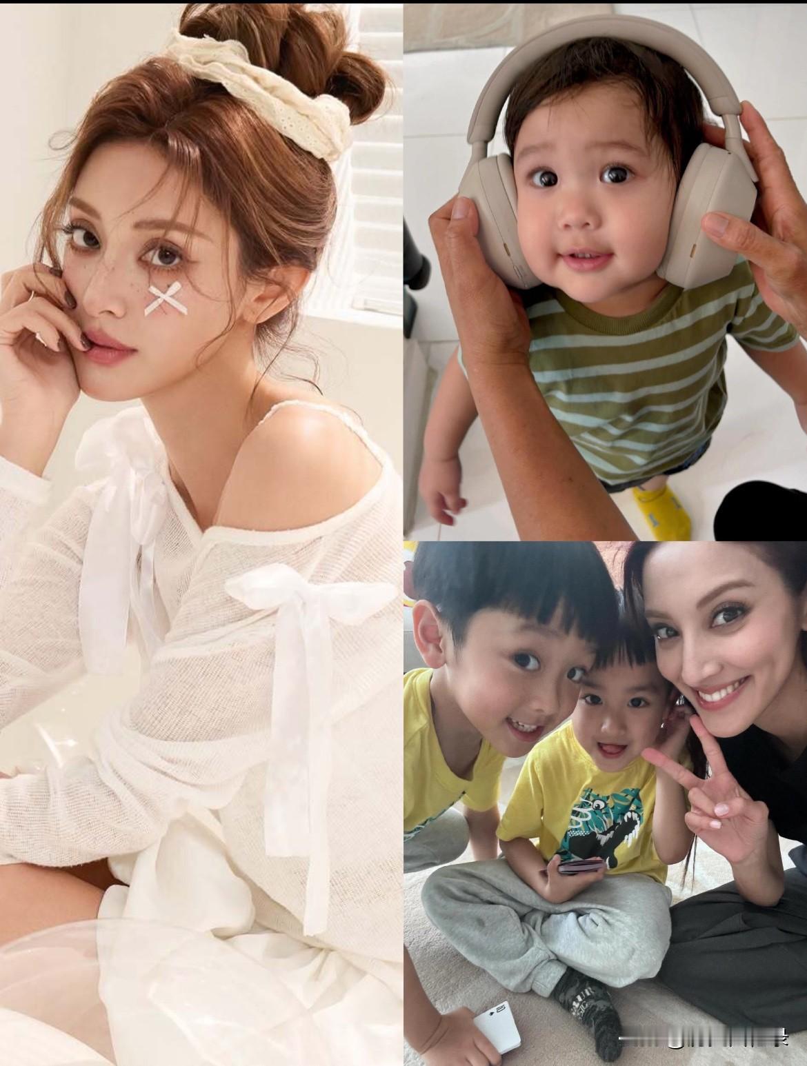 陈凯琳基因太强了吧‼️三个儿子都是大眼萌🤤今年乘风2026又让我认识了好