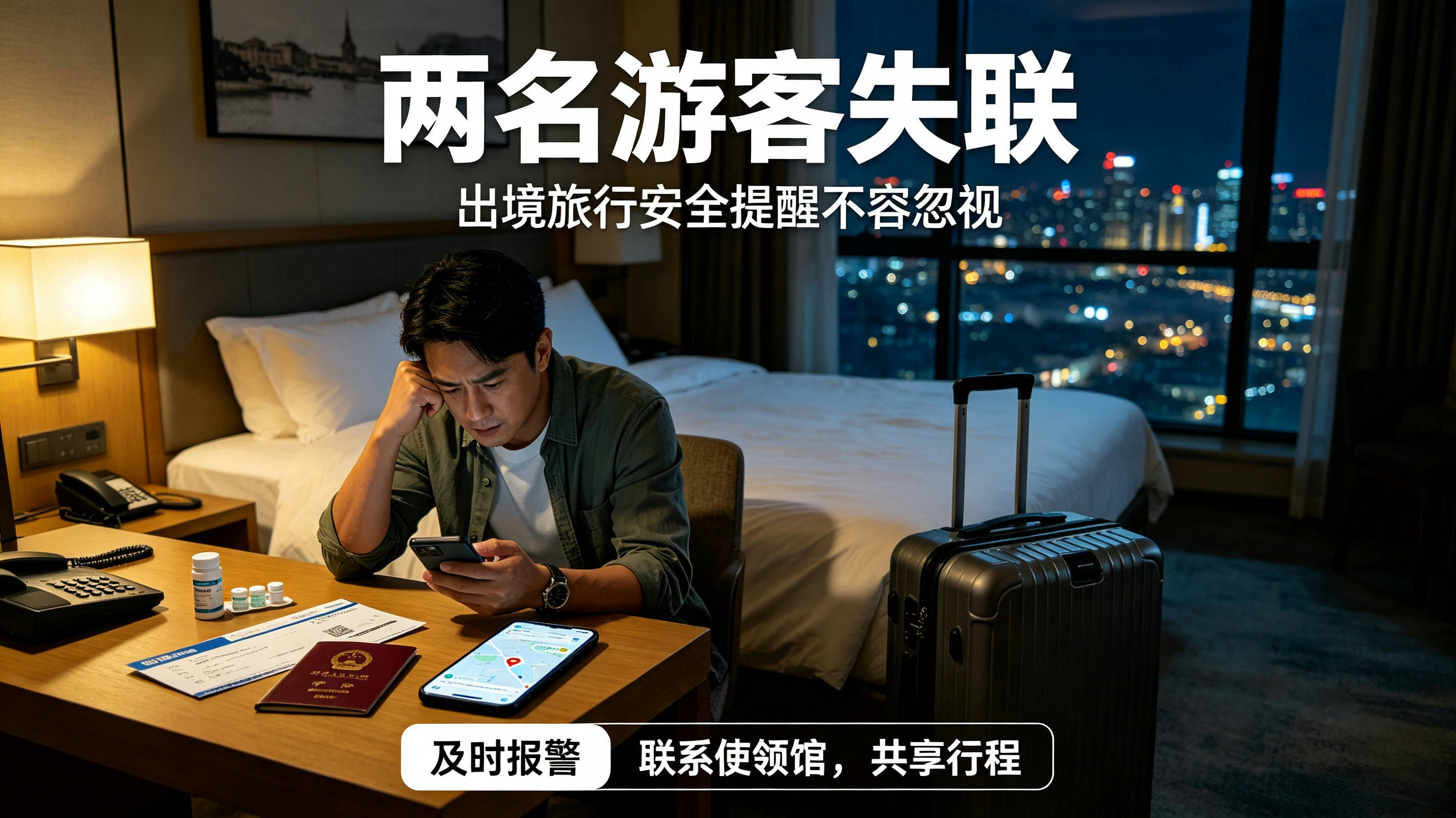 真崩溃了！”三名中国男子前往曼谷出游，一人感冒留在酒店休养，另外两人，也就是他的亲弟弟和姐夫，结伴出