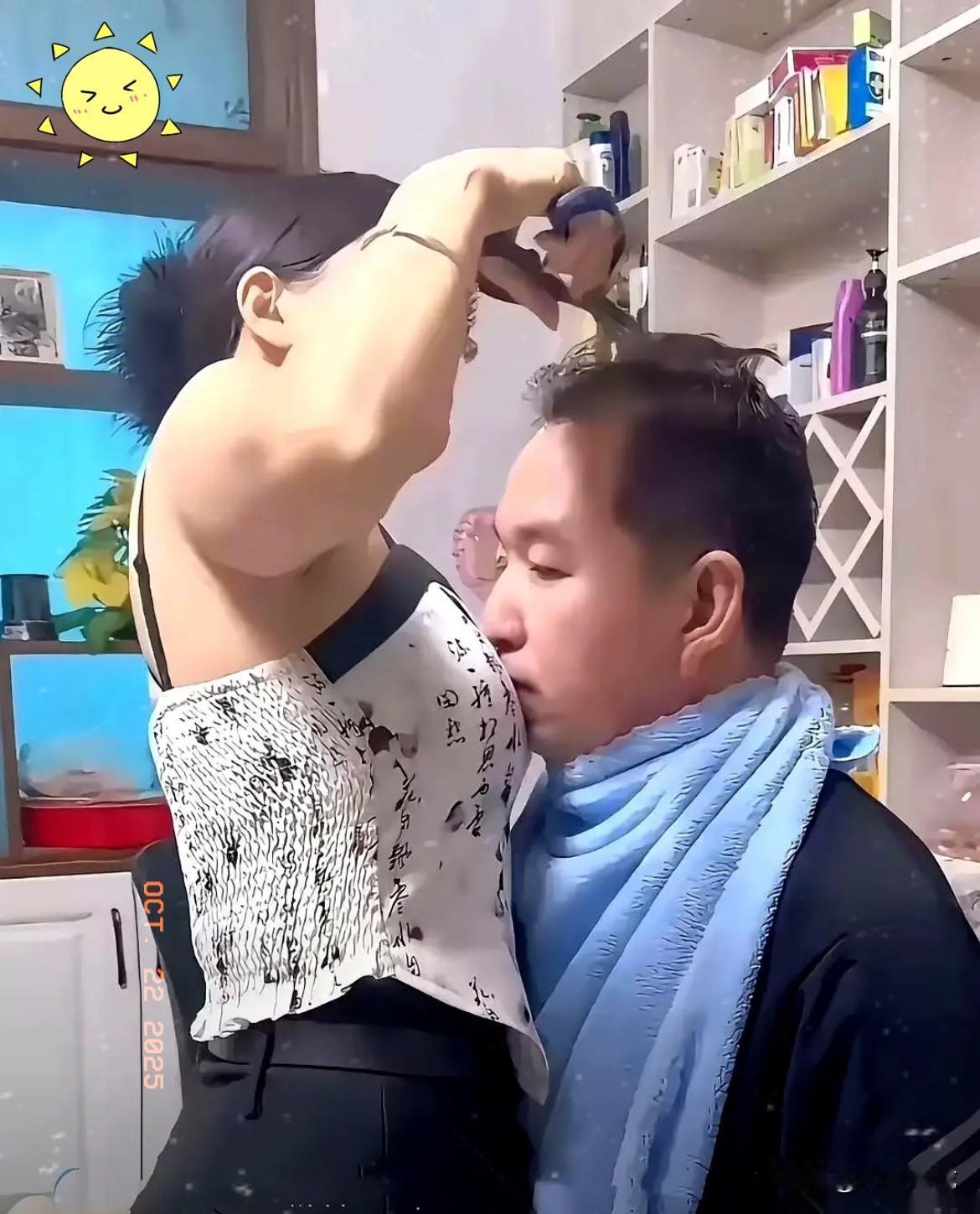 这理发体验也太窒息了吧！刷到个大哥吐槽，说理发时差点憋死，理发师手艺倒还行，