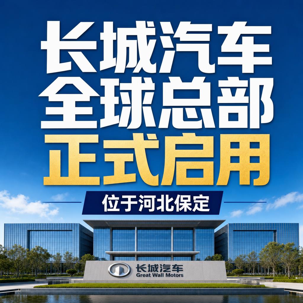 长城汽车全球总部启用释放三大发展信号保定，这座城市再次因为长城汽车被推到聚光