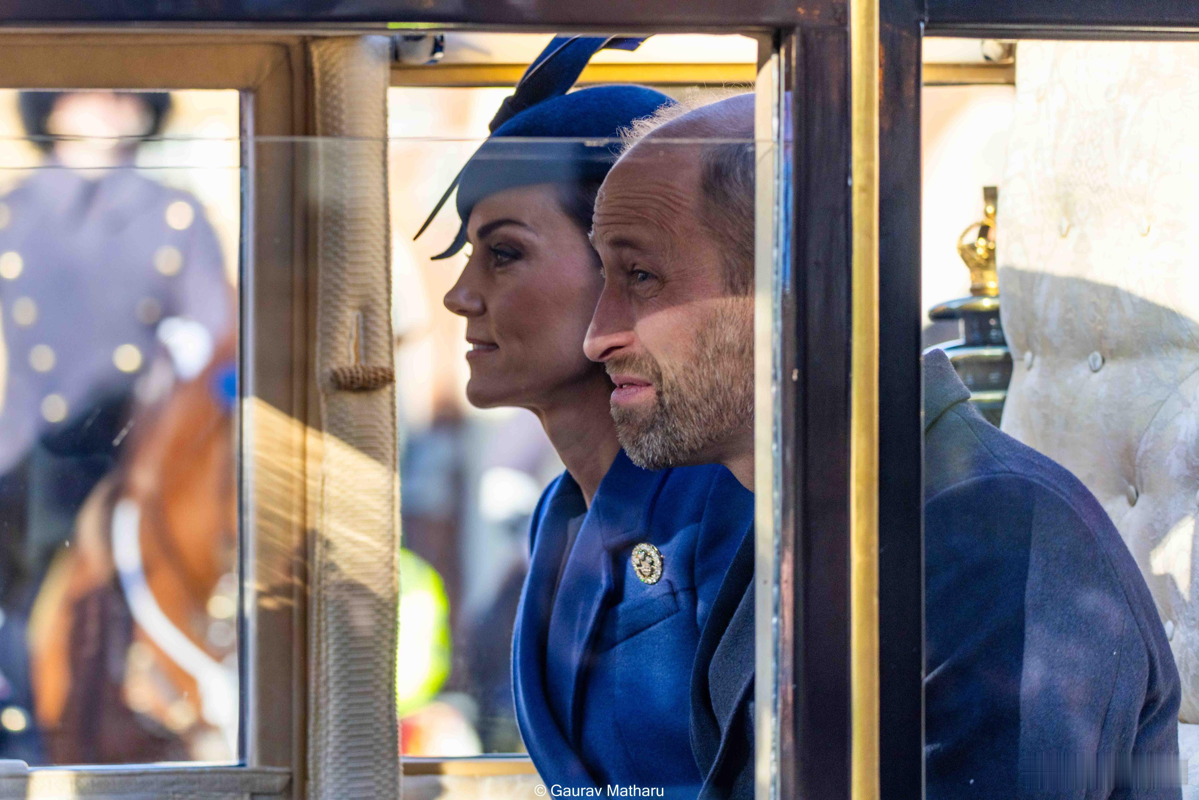 英国王室🇬🇧🇩🇪12月3日，威尔士亲王威廉和王妃凯瑟琳代表国王和王后在