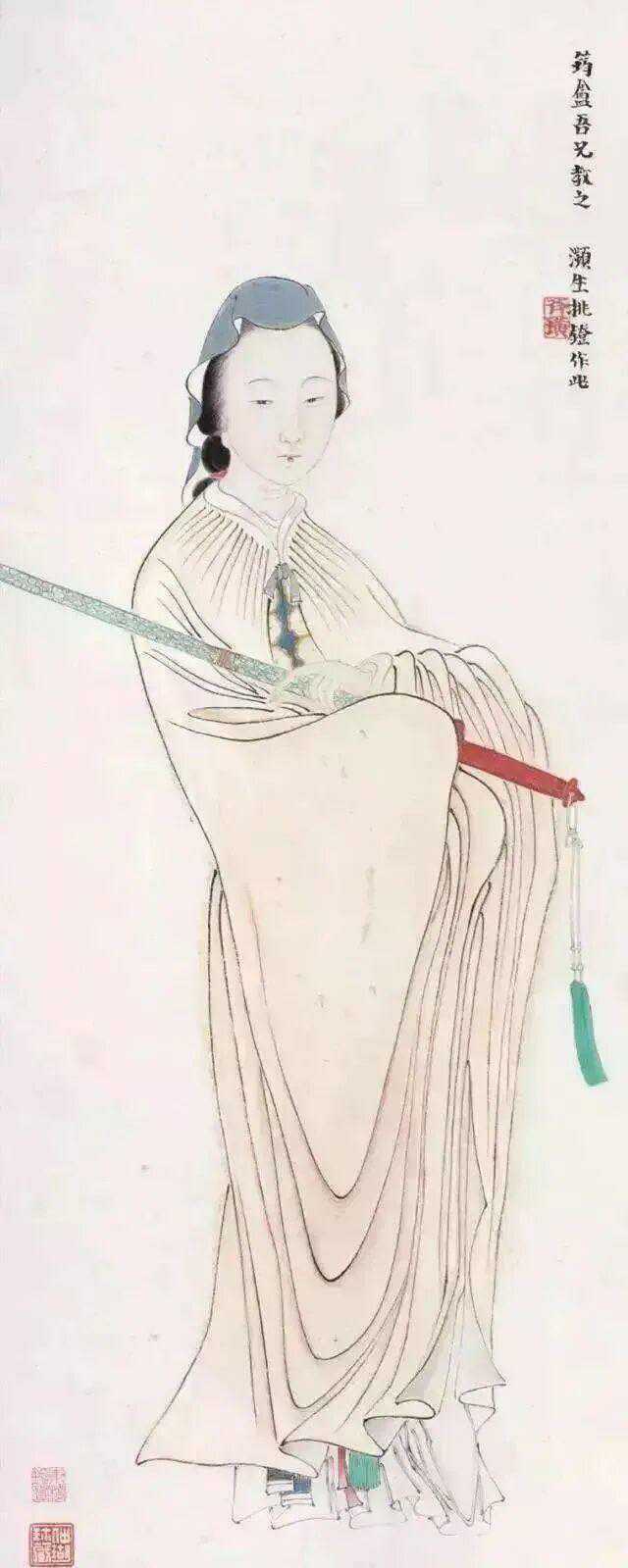 齐白石早年画美人，人称“齐美人”。新城事遇见艺术