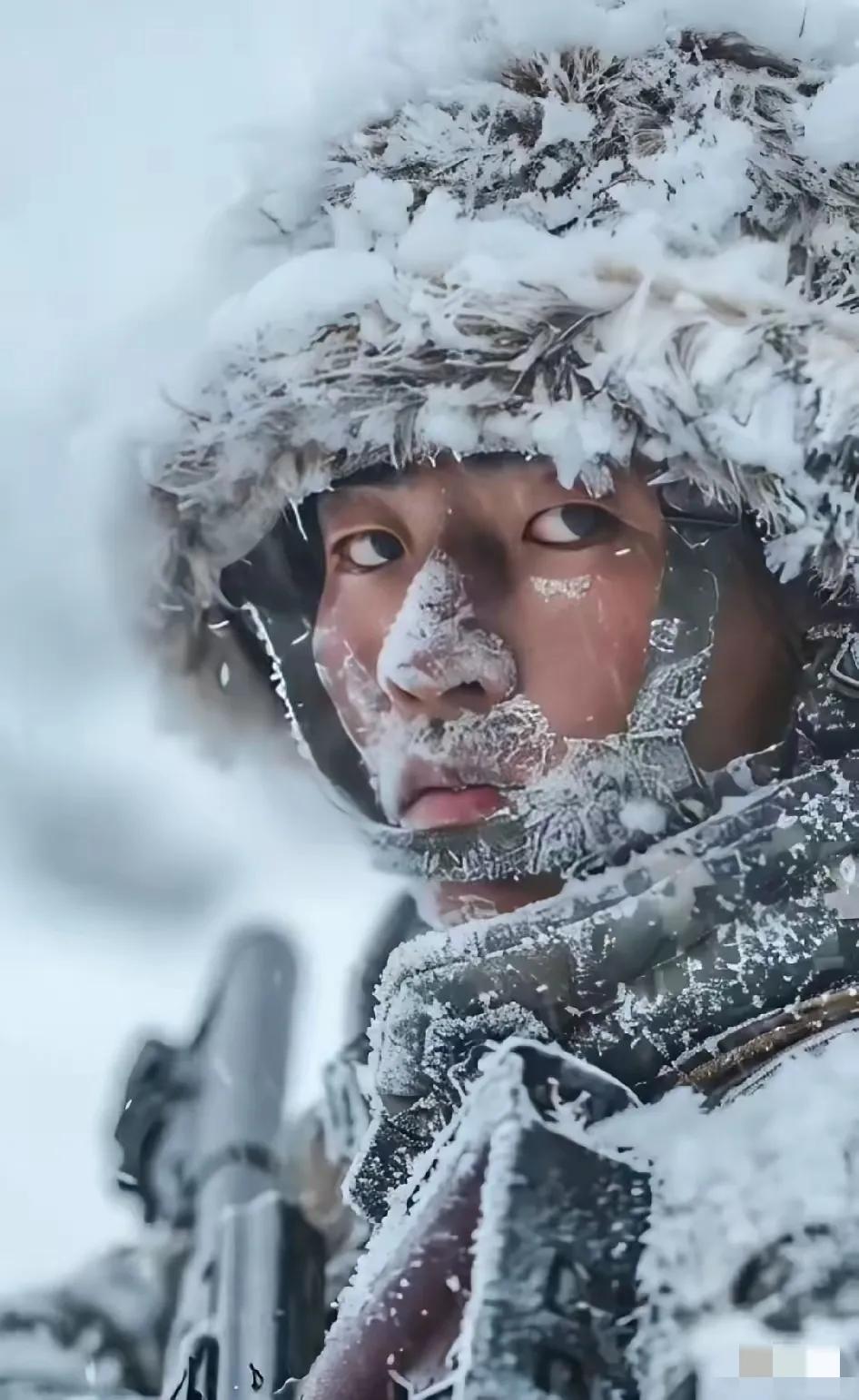 泪目，致敬最可爱的人！今天看到了这样一个视频，内容是关于我们的西北某边陲哨