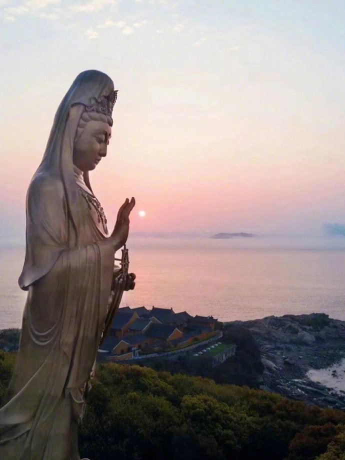 普陀山观音，看到以下30秒的评论，请千万不要忽视，灵验！