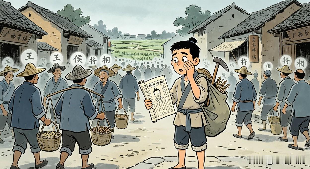 道光三十年，满大街都是王侯将相广西桂平县，一个年轻人学成面相，想回老家摆摊。