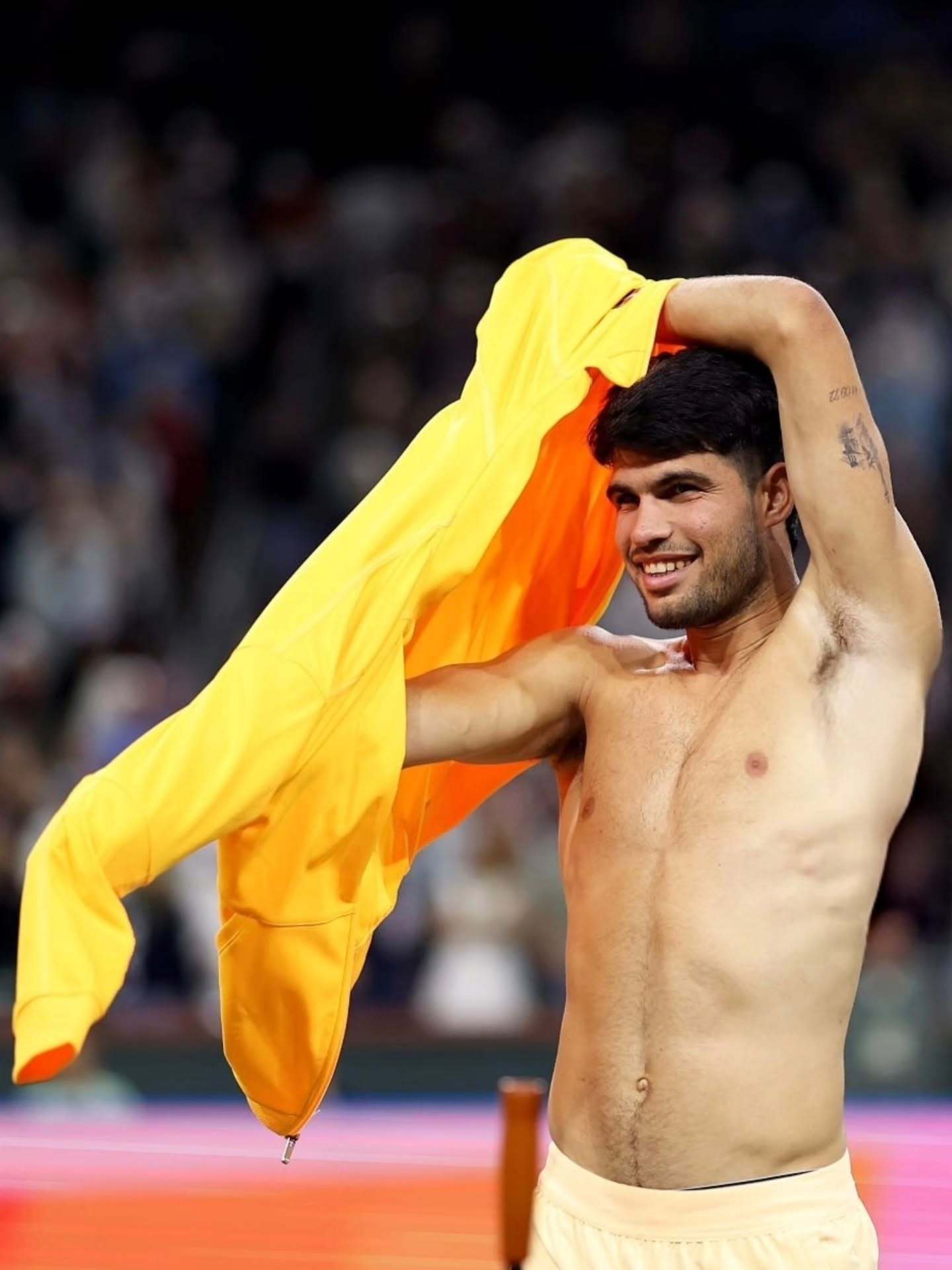 印第安维尔斯1000赛更新一些阿尔卡拉斯阿尔卡拉斯照片，获得胜利后的阿卡公然在