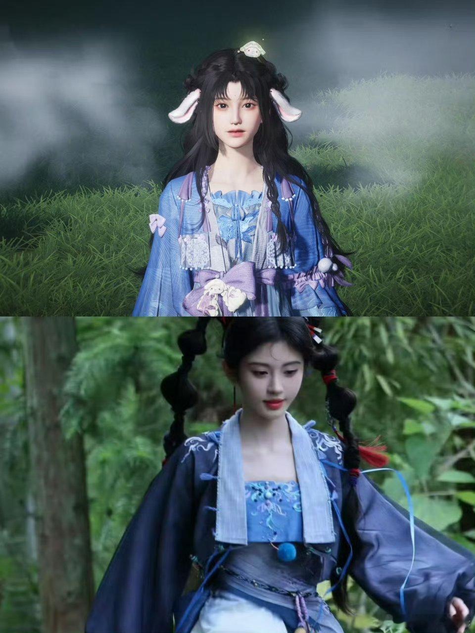鞠婧祎双马尾真的很适配动漫少女啊啊啊啊感觉也可以演东方秦兰怎么回事（bushi）