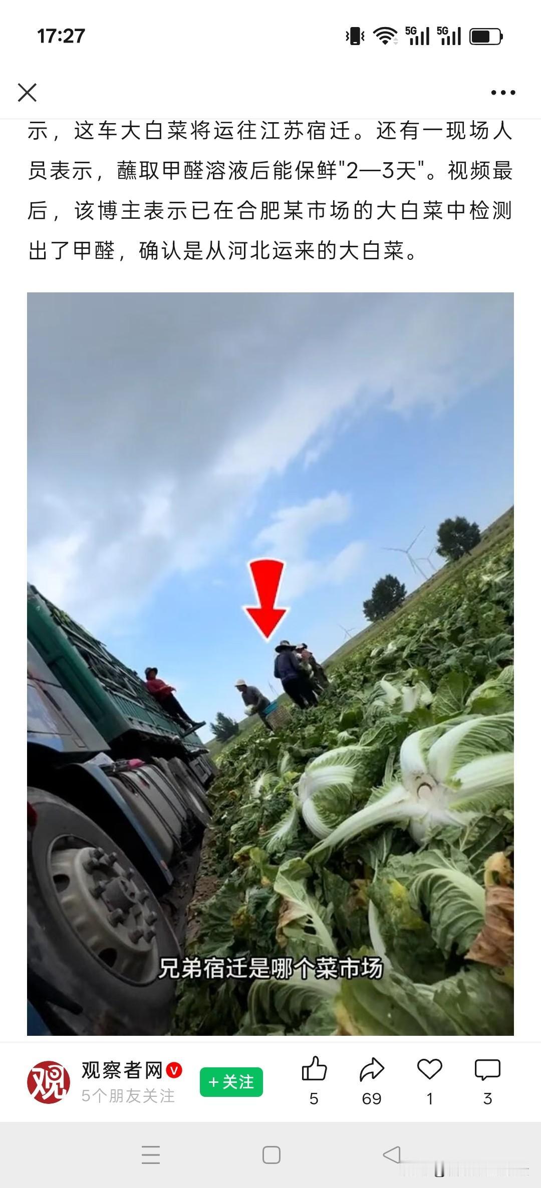 合肥人不要吃这种白菜了。连白菜都要投毒，怪不得现在生育率低。