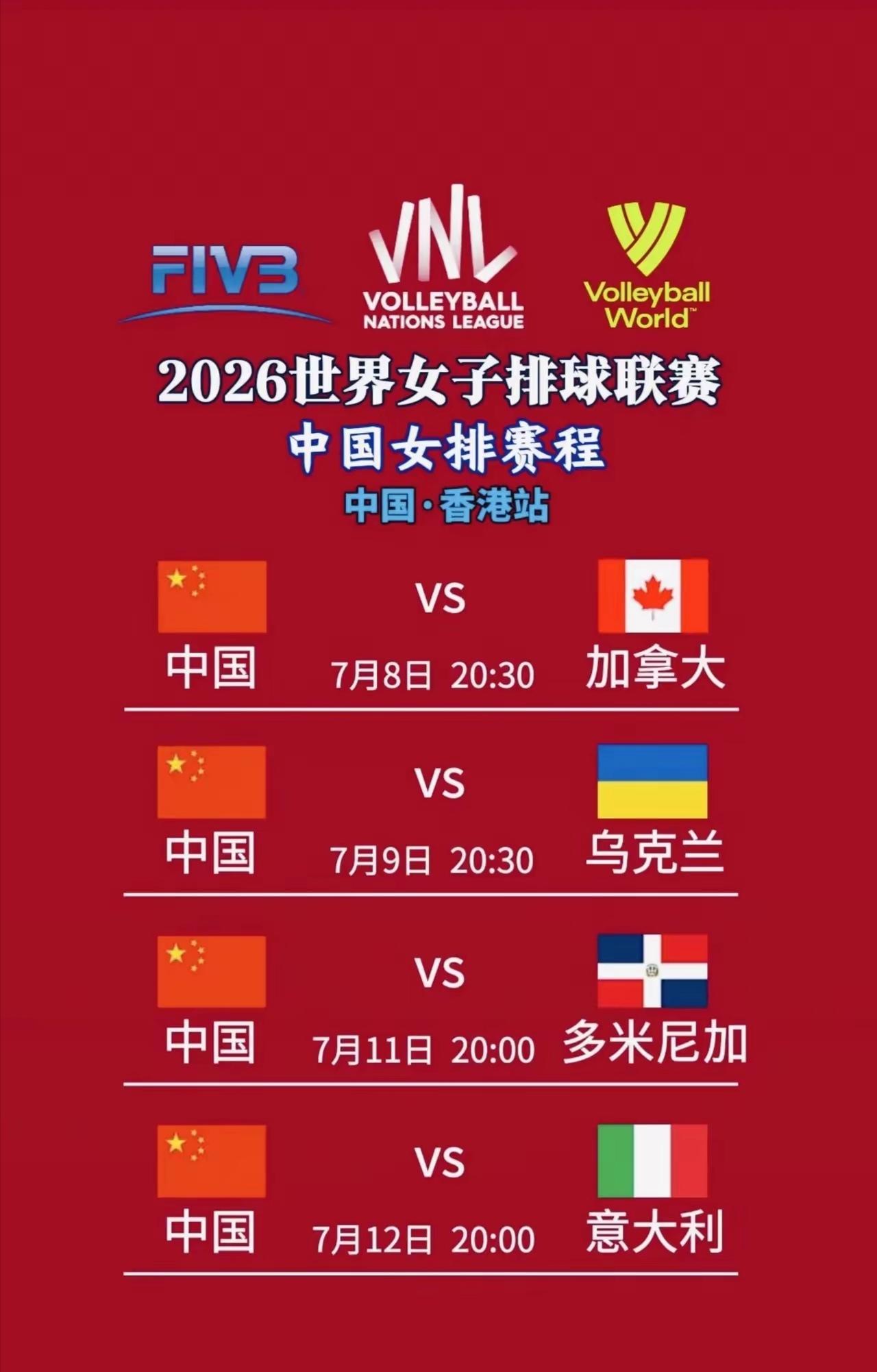 中国女排“凭实力积分”晋级澳门总决赛！2026年VNL女排联赛第三周比赛，