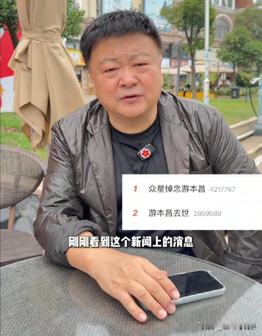洪剑涛发视频悼念游本昌，他表示刚刚才在新闻上看到老师去世的消息，洪剑涛称游本昌为