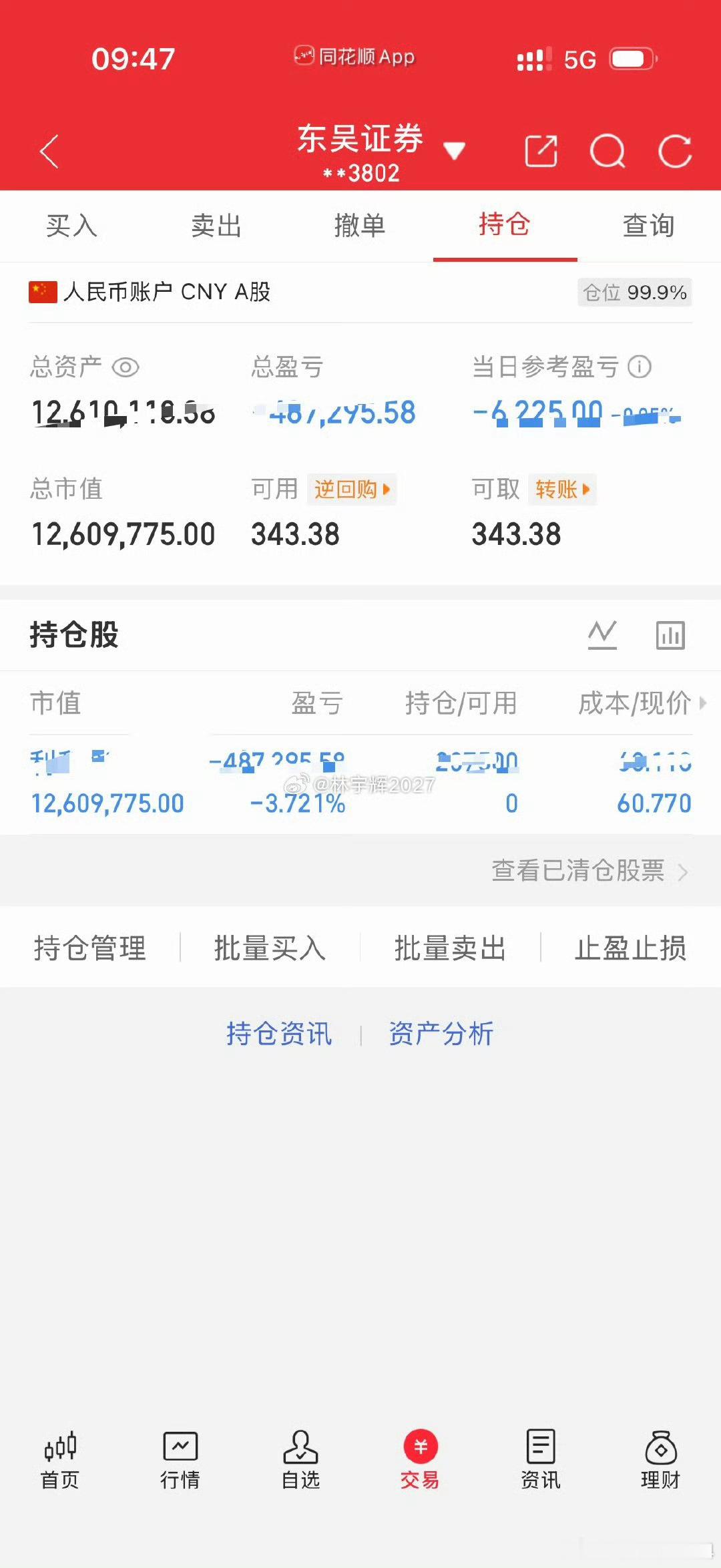 300万本金，记录全职炒股365天一年翻5倍，拒绝马后炮，全程公开验证，欢迎大家