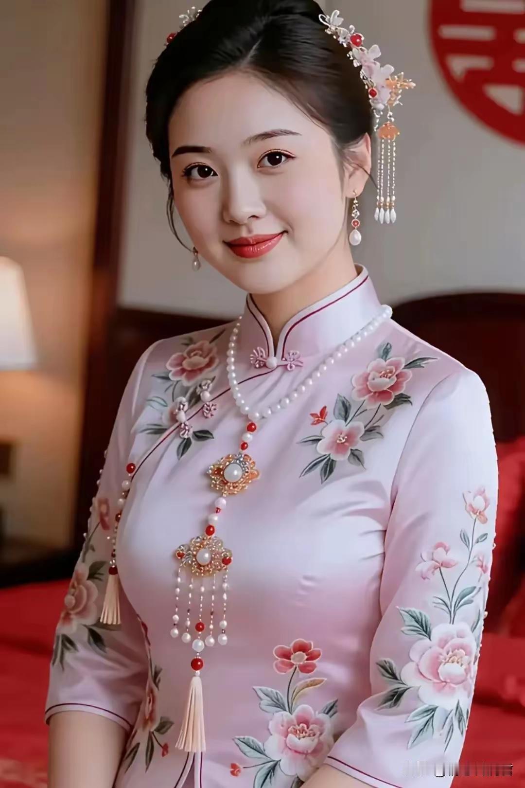 女星穿旗袍韵味十足，或温婉或明艳，一颦一笑皆动人