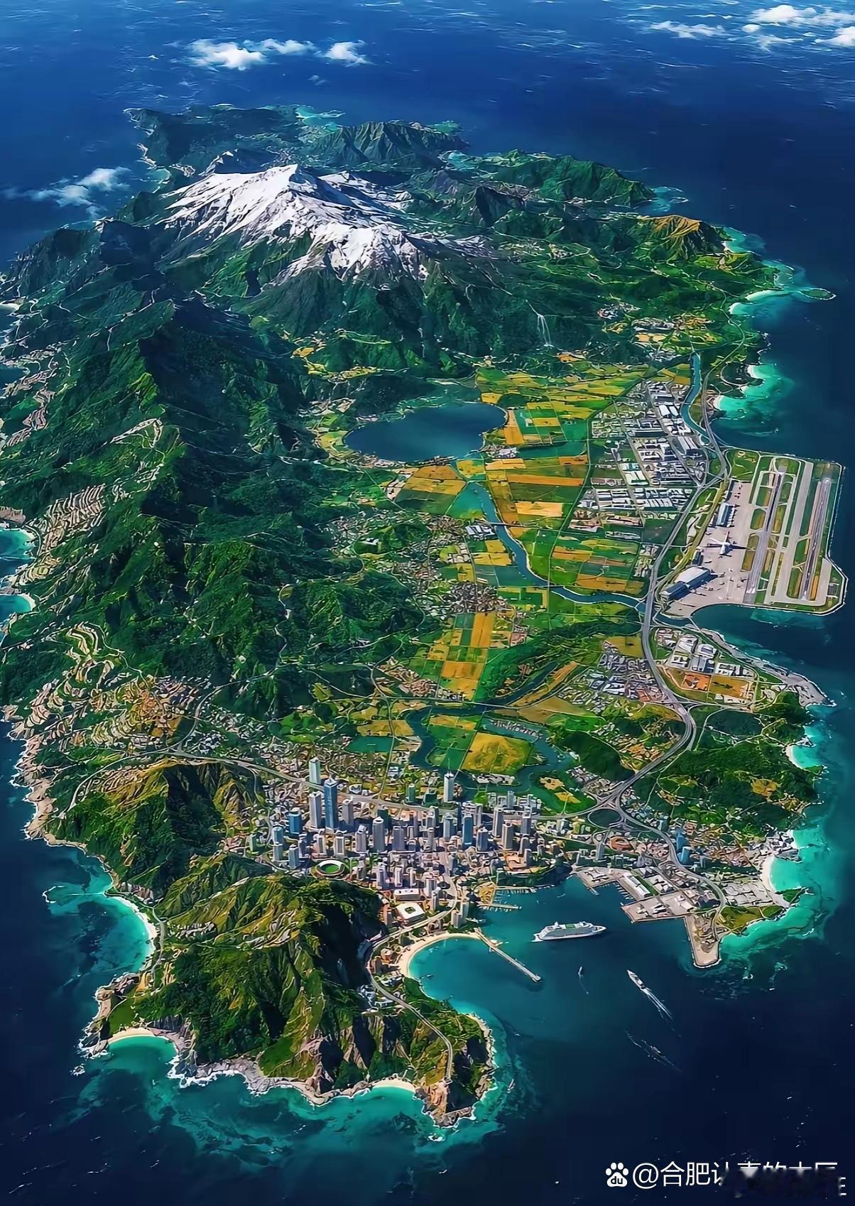 这样一座完美的岛屿现实中有吗，雪山，平原，河流，湖泊，都市，乡村，高速，机场，港