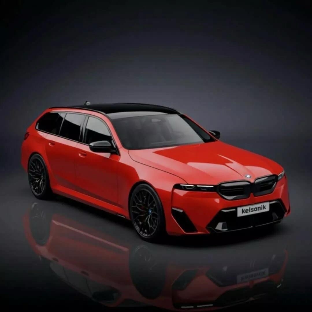 新宝马M5的假想图，比现款帅啊