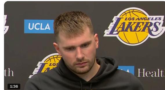 东契奇赛后到更衣室和莱夫利拥抱并且一起合了影，东契奇赛后采访说：很高兴能够去