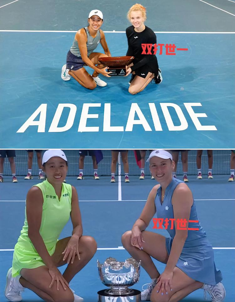 “小将”张帅🔥2026梦幻的开局！！先是搭档双打世一西尼亚科娃阿德莱德站登