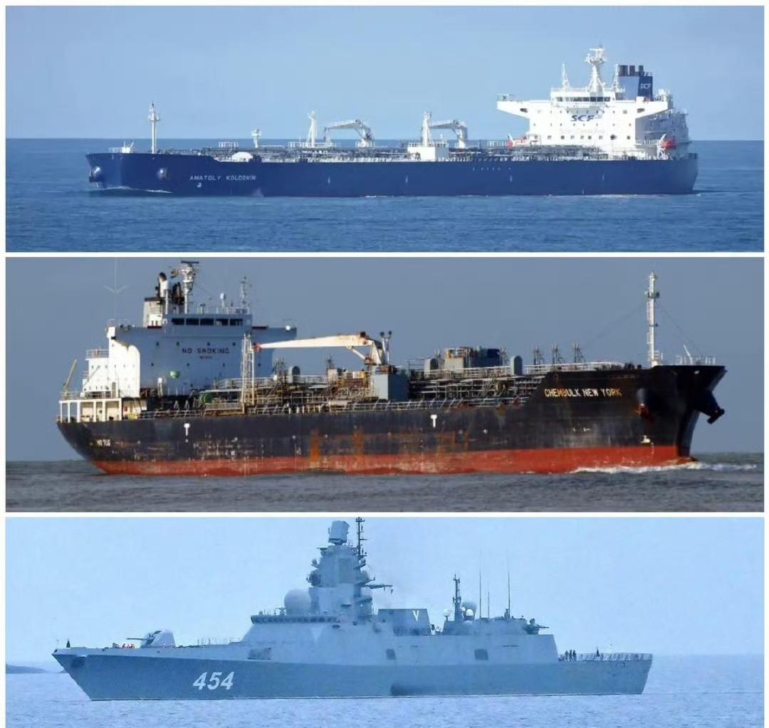 俄罗斯派遣两艘油轮向古巴运送汽油和柴油，由一艘俄罗斯海军驱逐舰护航。俄罗斯不