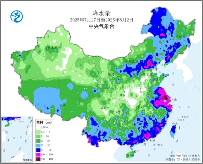 中央气象台: 全国农业气象周报(2025年08月04日)