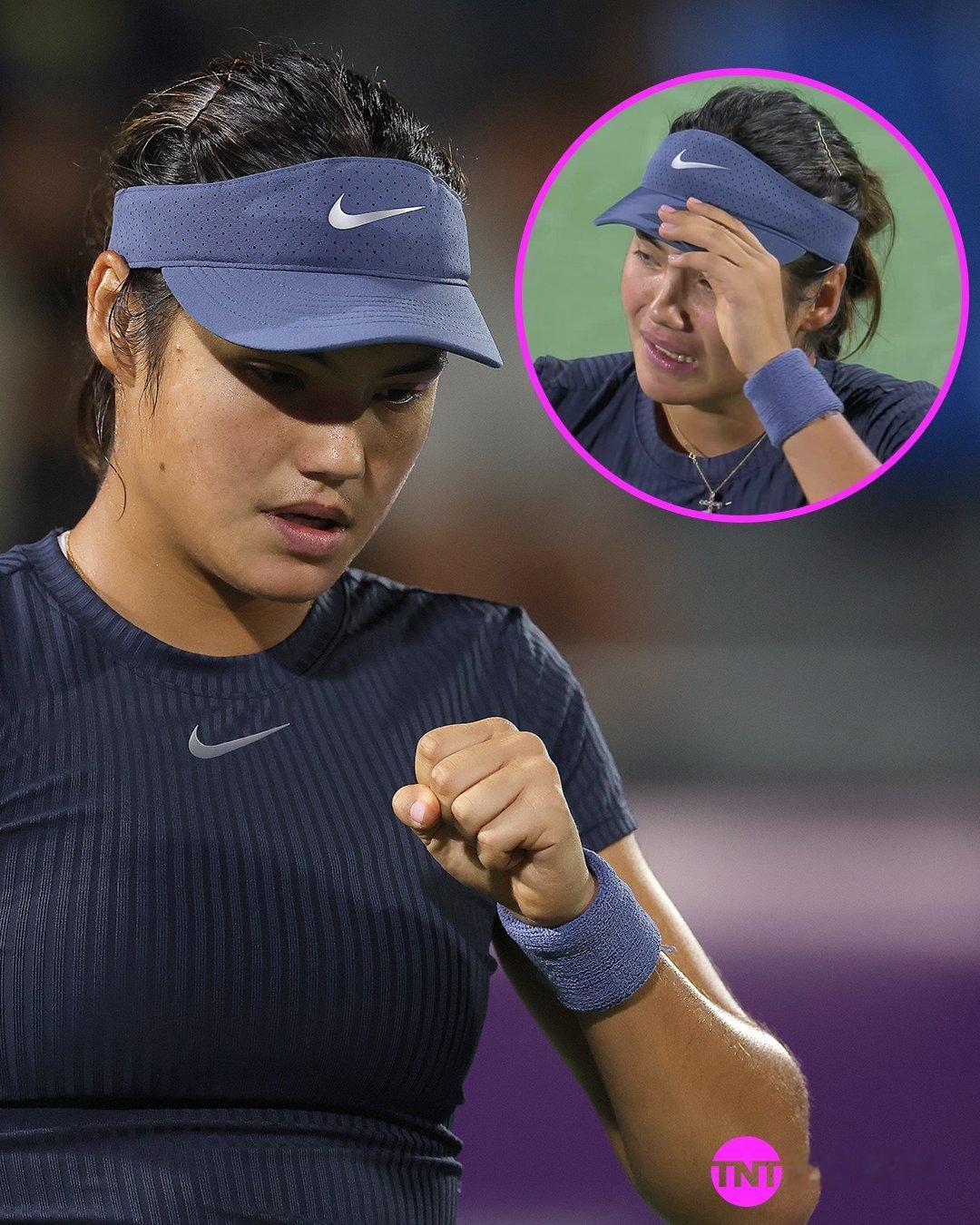 WTA500首尔站，拉杜卡努首轮6-3、6-4击败克里斯蒂安，首盘打着打着哭了咋