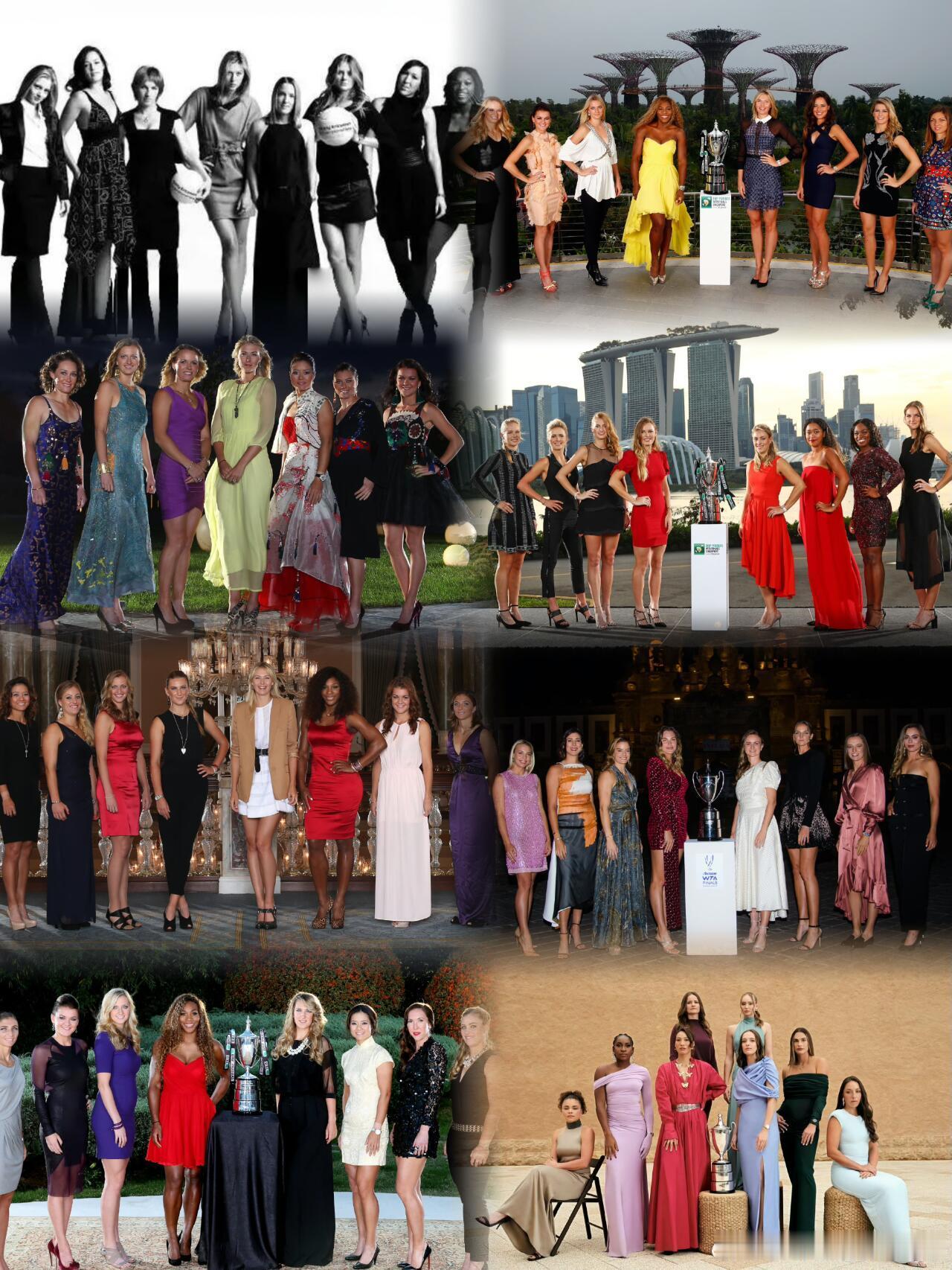 WTA年终八美图汇总哪一年是你心目中的天花板今年的利雅得保密工作完美，还没有出