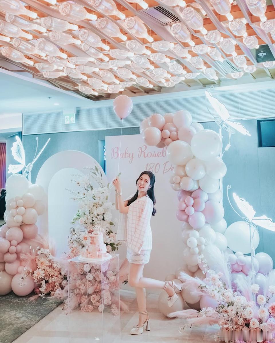 何依婷愛女1歲生日盛大派對曝光.何依婷（Regina）2023年年底與富二代男友