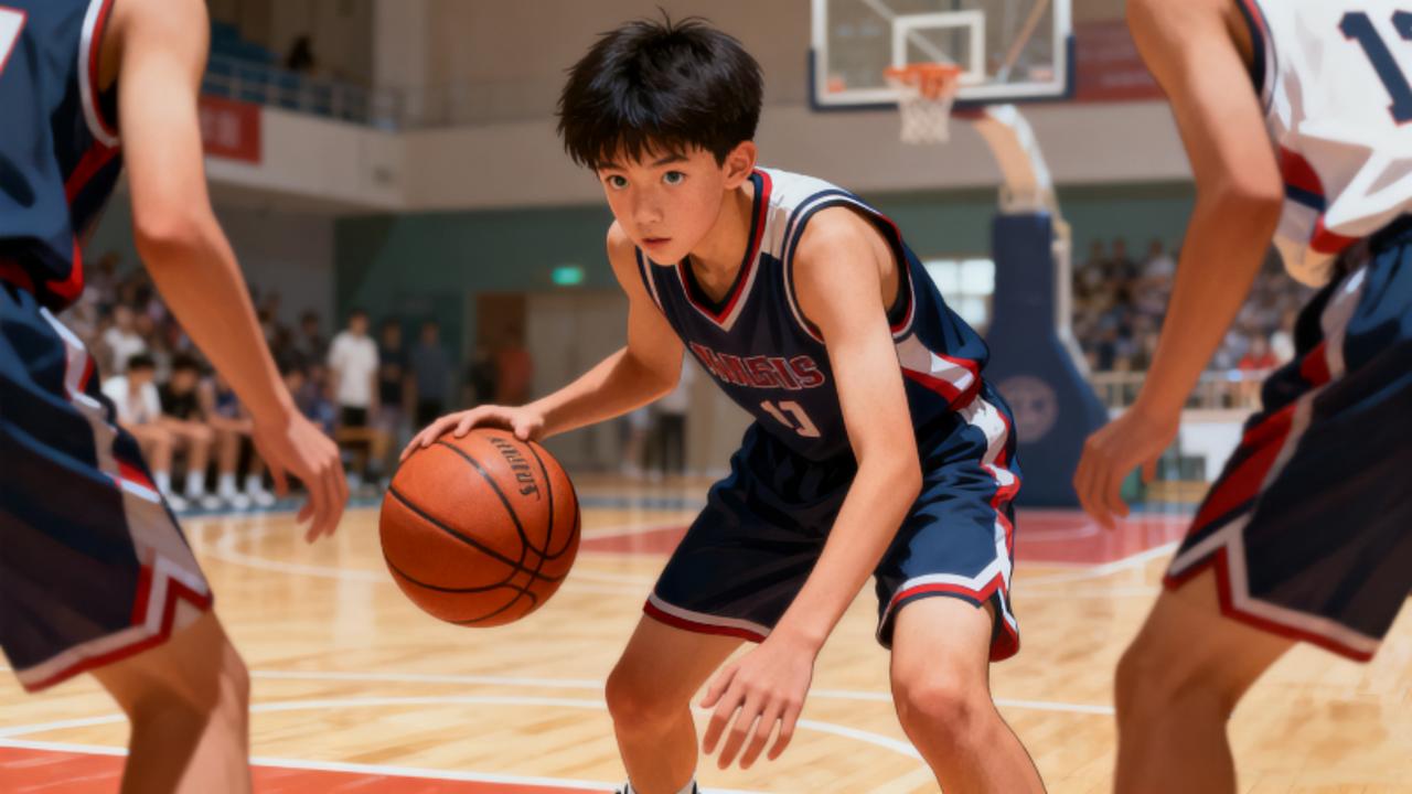 14岁等等篮球视频疯传！身高直逼邓超，孙俪邓超的育儿经才真绝近日，网友在上