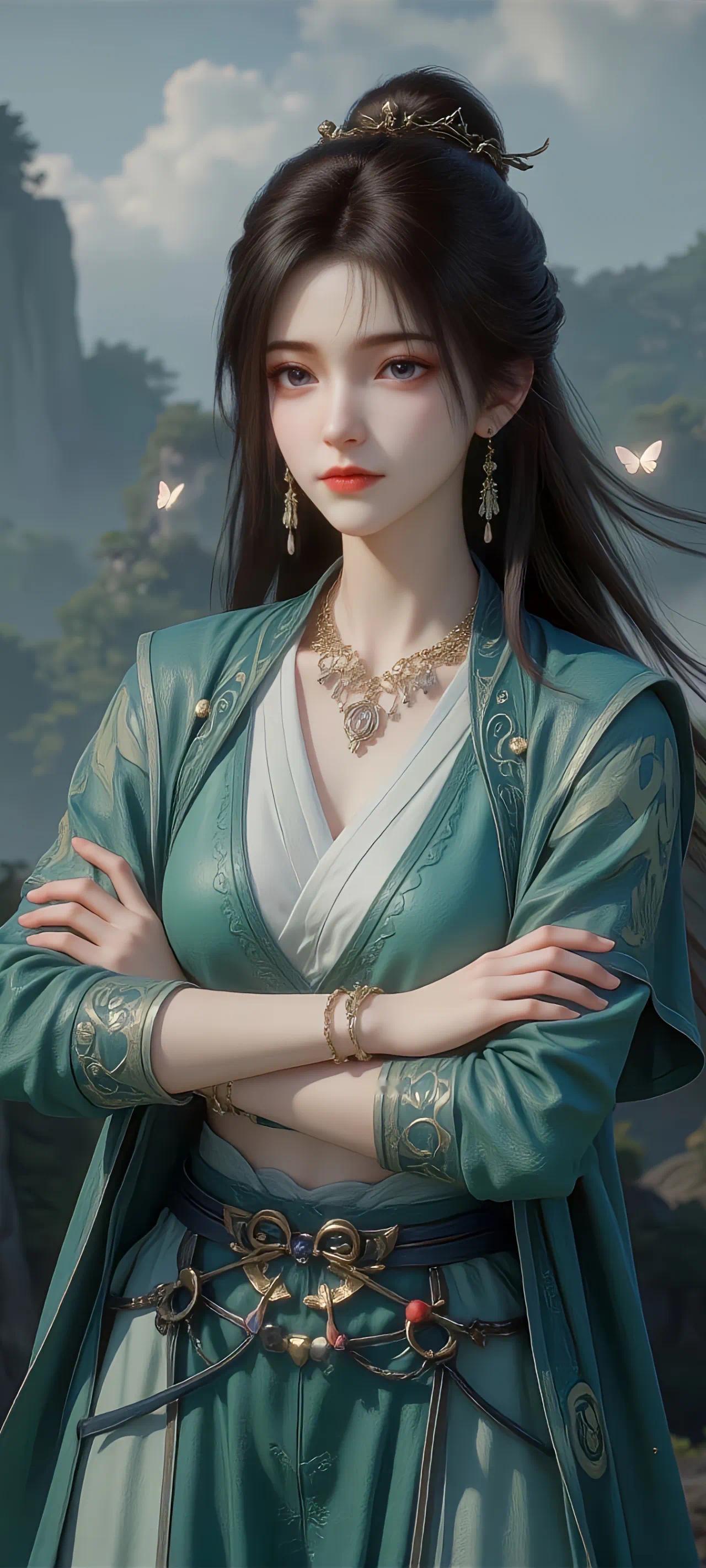 凡人修仙传慕沛灵【精致美图】韩立这个师姐，有点行侠仗义的范儿！国产动漫​​