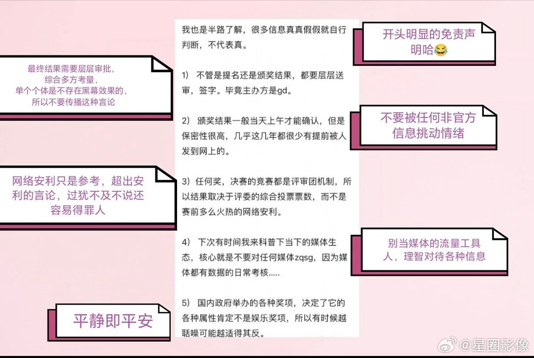 白玉兰颁奖结果当天上午才能确认是这样的。千万不要在意别人的评价。你就记住没有谁能
