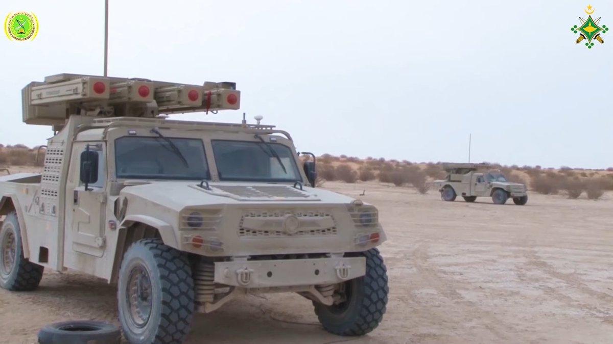 由兵器工业集团/北方工业公司为毛里塔尼亚军队提供的“倚天-L”短程自行防空系统，