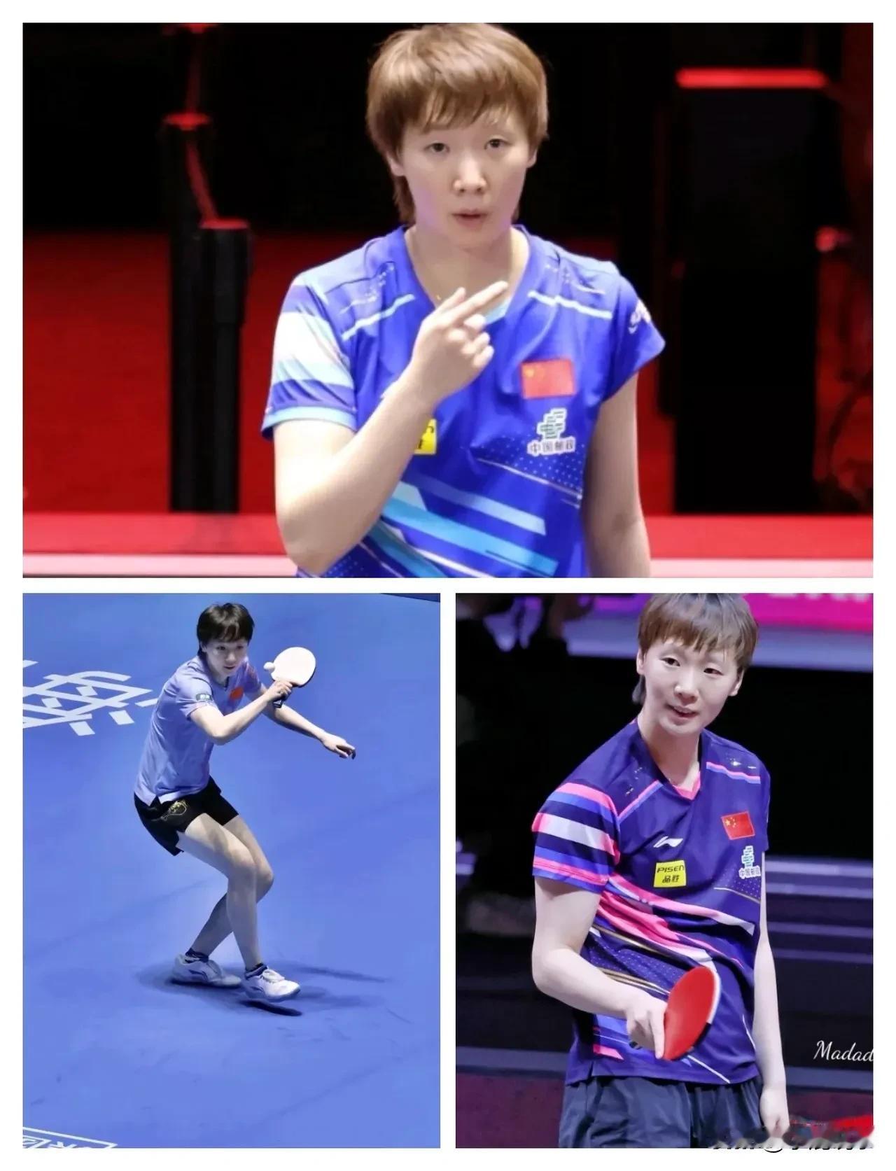 谁看了王曼昱打球，不夸一句真稳真强！和申裕斌打得异常胶着，比分僵持不下，