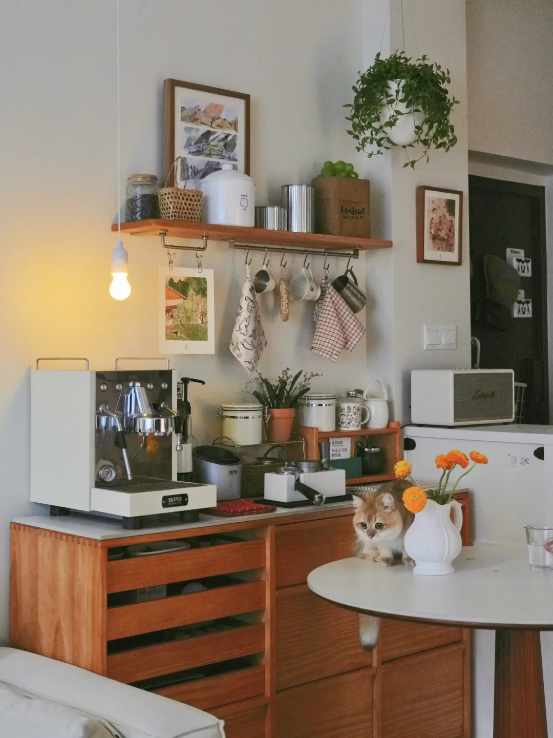 1平米餐边柜布置☕️降温的咖啡角
