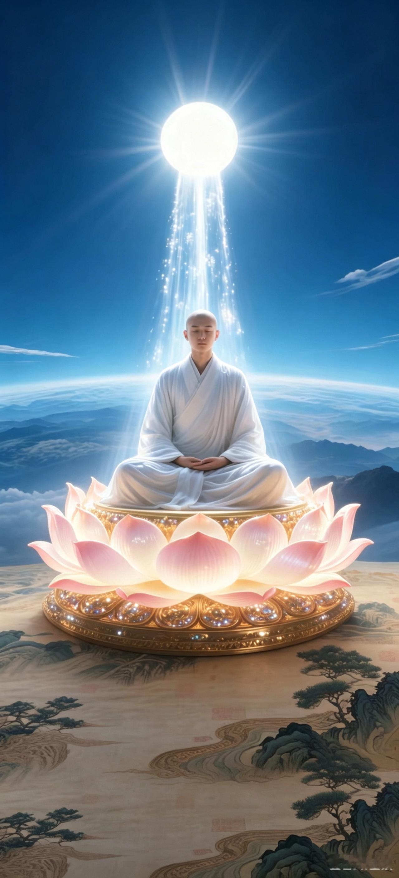 一句佛号，唯为归乡在弥陀佛光的加持下，心里忽然就通了。反反复复纠结情绪、