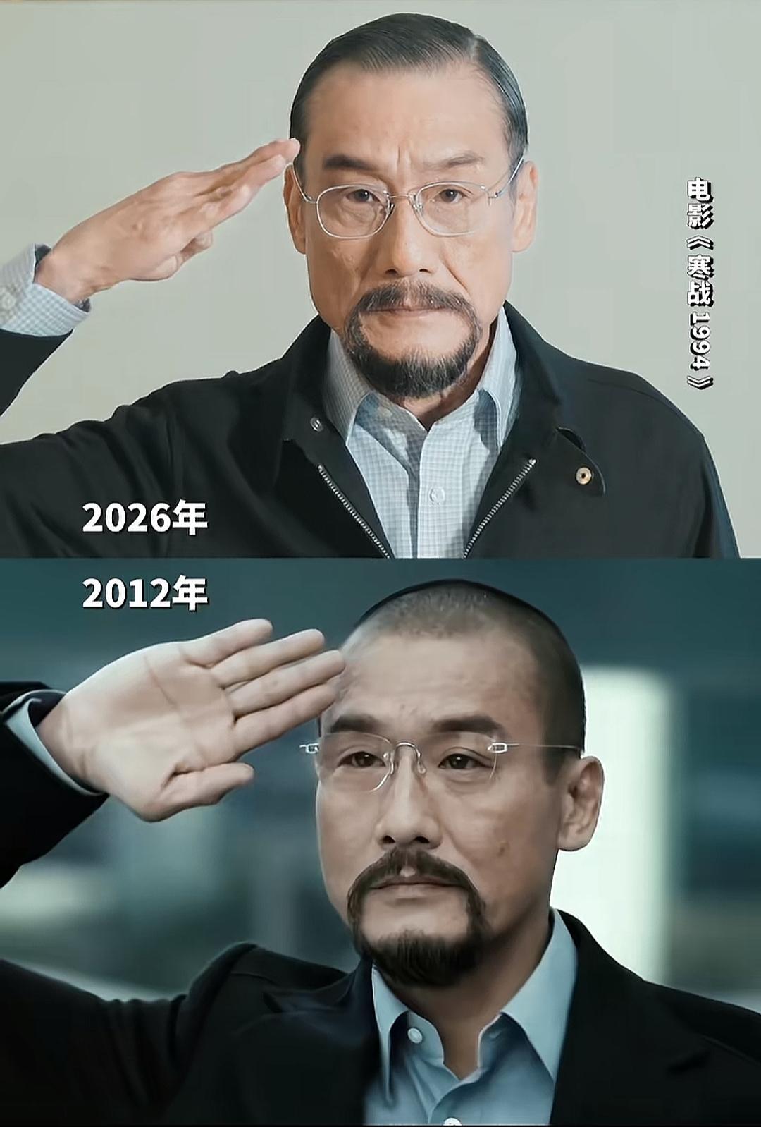 这哥们十年前后的变化挺大。时隔10年再次出演，人生如此，就是自己看不见自己，变化