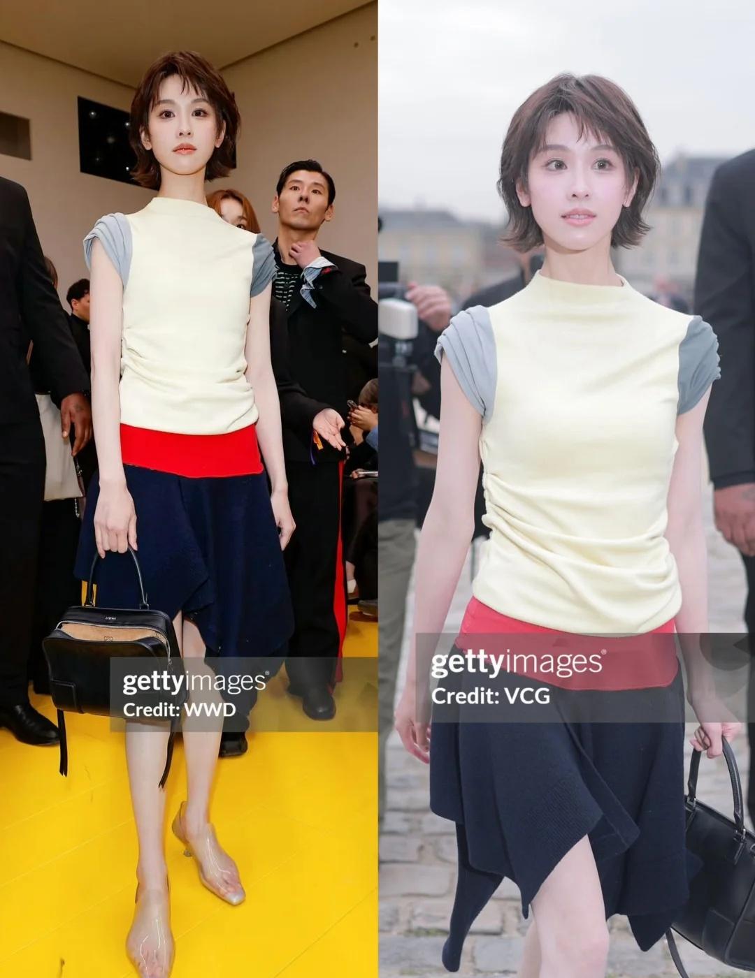 谁懂啊！G社镜头下的陈都灵整个人好灵动陈都灵时装周群聊时装周长镜头女明星