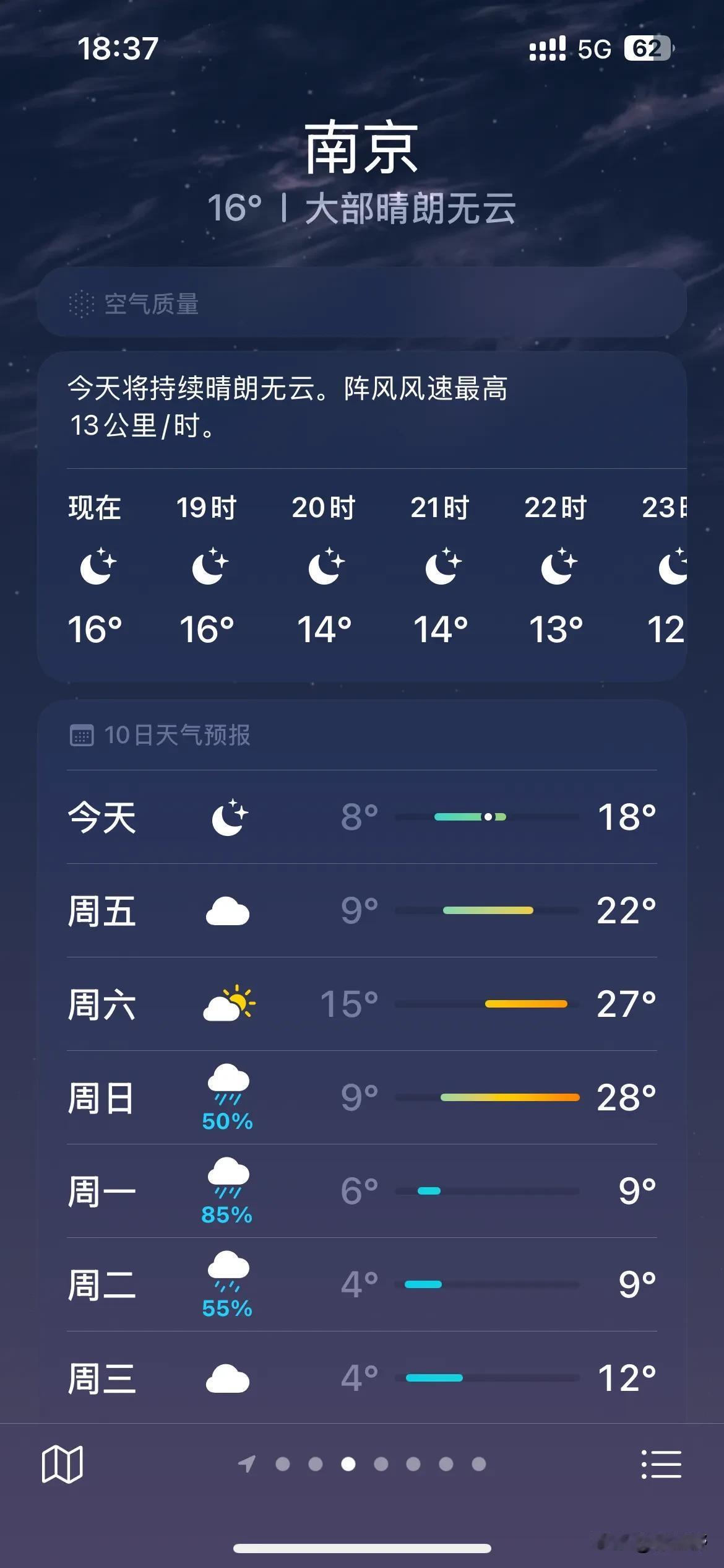 南京疯了！未来这一周的天气，怎么穿？南京天气预报