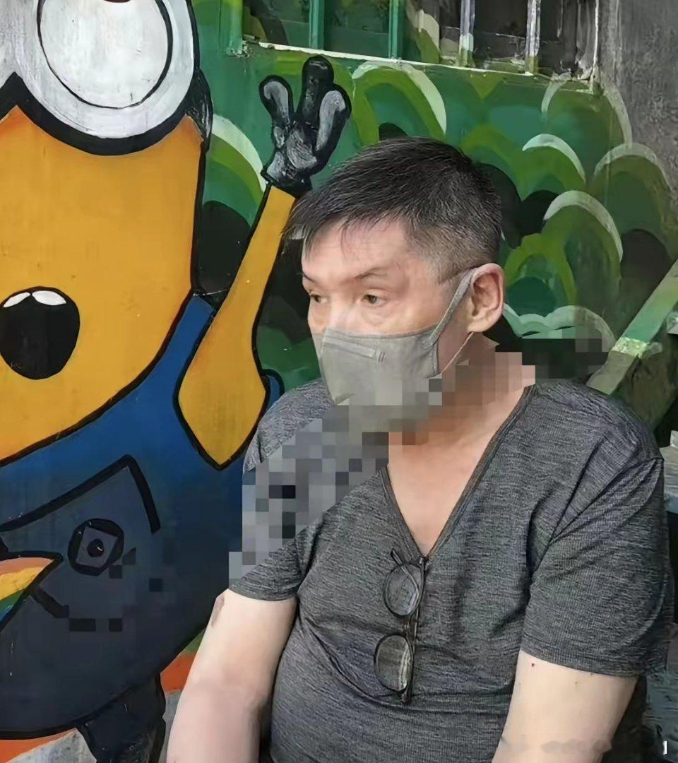 郭碧婷爸爸陪外孙和外孙女出去游玩，Cora戴着编织太阳帽比耶，梳两个小辫子好甜美