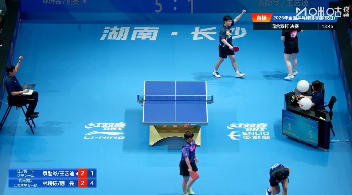 太燃了，动漫组合3-2拿下王艺迪/袁励岑，林诗栋完全淬炼出来了，前四局，双