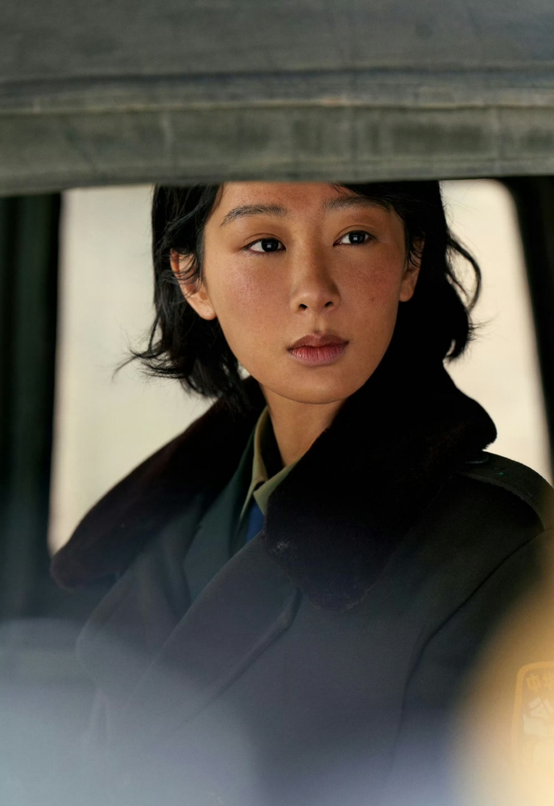 杨紫高原女警造型白菊是给杨紫送给紫米们521的礼物我们白菊啊啊啊啊好帅