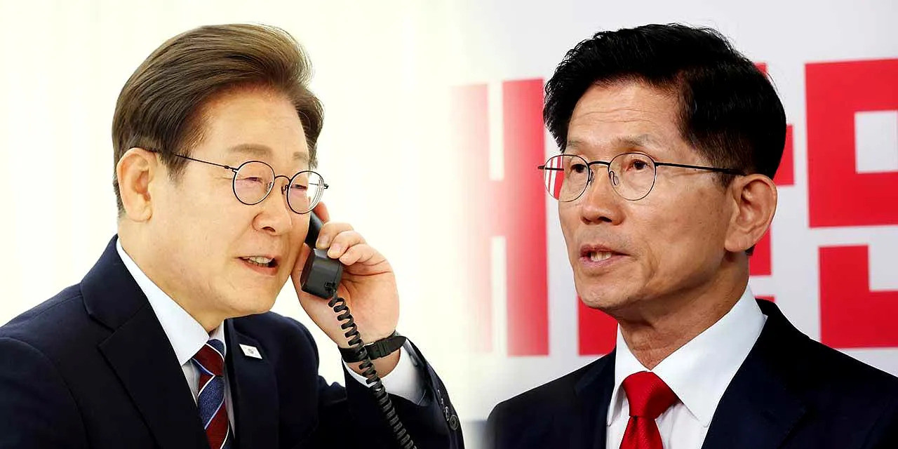 老李老金互相问候---万万没想到，政坛两大冤家李在明和金