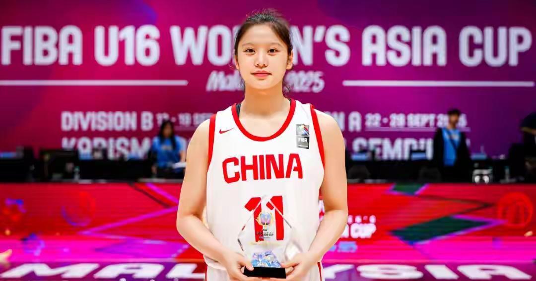 恭喜李沅珊入选U16亚洲杯最佳阵容，相比于张子宇，李沅珊的入选对于中国女篮更有意