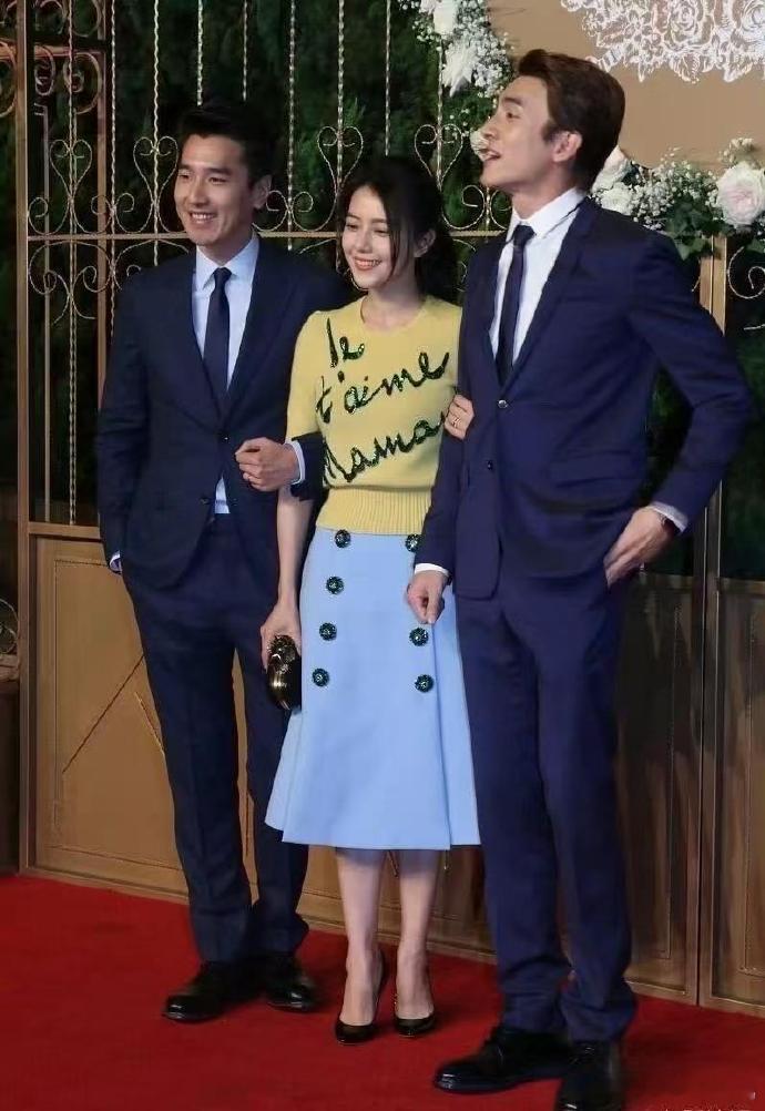 当年三个人一起参加黄晓明的婚礼，真的太有意思了！